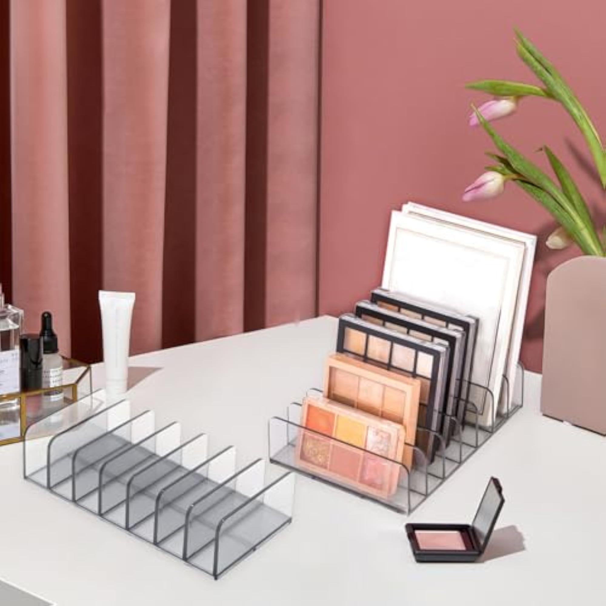 2PCS Plastic Storage Box for Makeup, Makeup Organiser